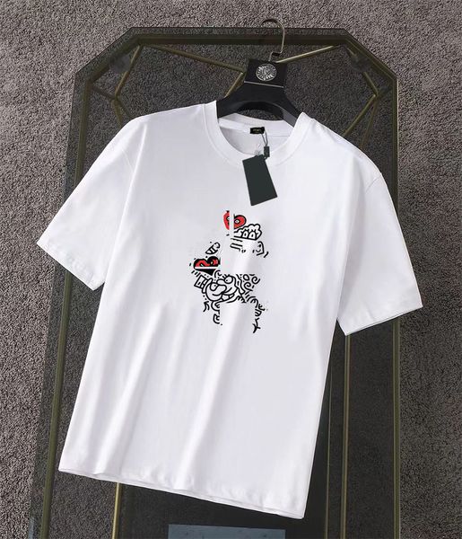designer famous mens t shirt letter print round neck short sleeve black white fashion men women tees#36, White;black
designer famous mens t shirt letter print round neck short sleeve black white fashion men women tees#36, White;black