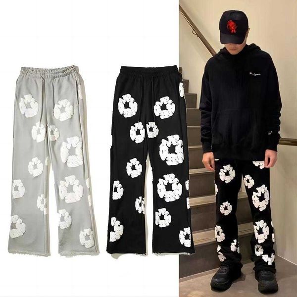men's hoodie pants denim tears autumn winter kanyes kapok full print foam hip hop loose men's and women's plush y sweatsuit s, Black
men's hoodie pants denim tears autumn winter kanyes kapok full print foam hip hop loose men's and women's plush y sweatsuit s, Black