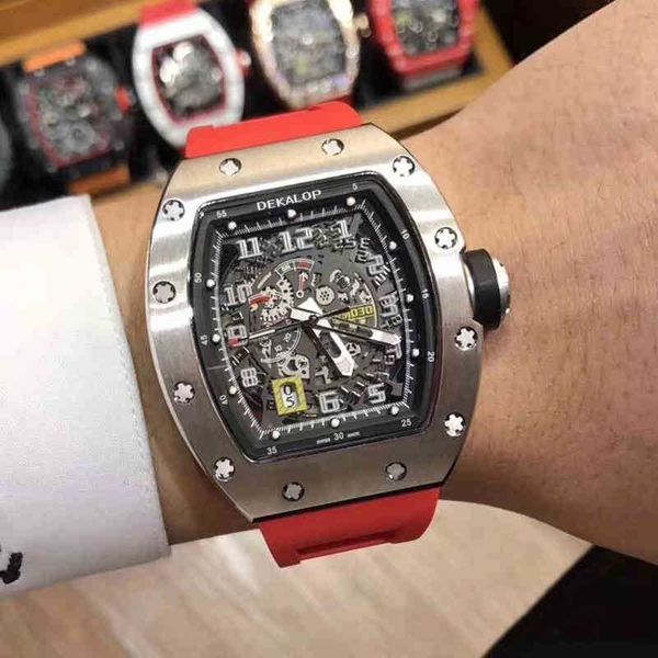 luxury mens mechanics watches richa wristwatch men's watch mechanical movement wine barrel large dial personality full-automatic of the
luxury mens mechanics watches richa wristwatch men's watch mechanical movement wine barrel large dial personality full-automatic of the