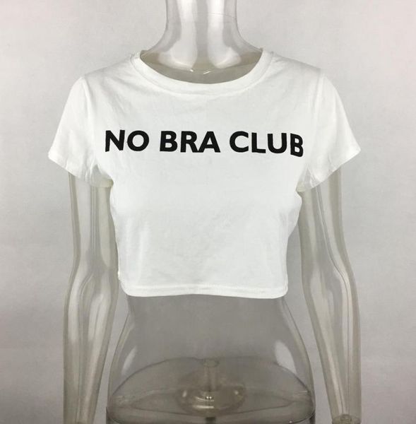 2018 new cropped t shirt women no bra club print tshirt women fashion cotton tee shirt femme crop woman clothing6454146, White
2018 new cropped t shirt women no bra club print tshirt women fashion cotton tee shirt femme crop woman clothing6454146, White