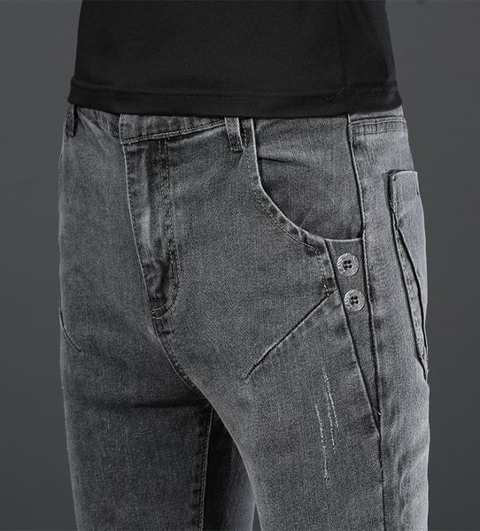 new men streetwear vintage gray slim fit jeans trousers male simple style cotton casual straight denim pants cx2007272328224, Blue
new men streetwear vintage gray slim fit jeans trousers male simple style cotton casual straight denim pants cx2007272328224, Blue