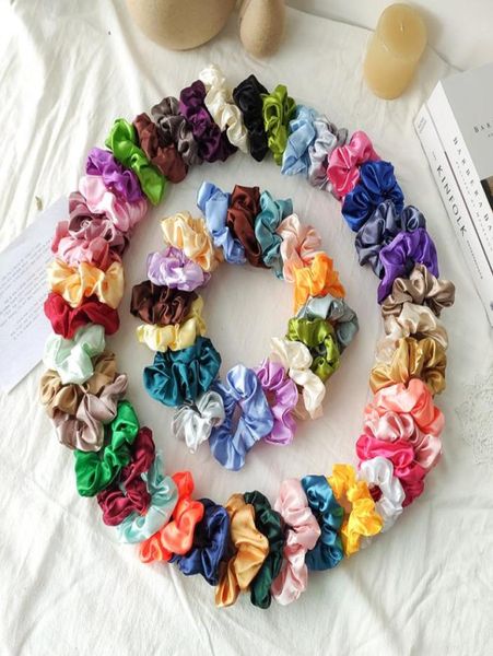 satin silk bright solid color scrunchies elastic hair bands ties set women girls ponytail holder 54 colors hair rope hair accessor6968049
satin silk bright solid color scrunchies elastic hair bands ties set women girls ponytail holder 54 colors hair rope hair accessor6968049