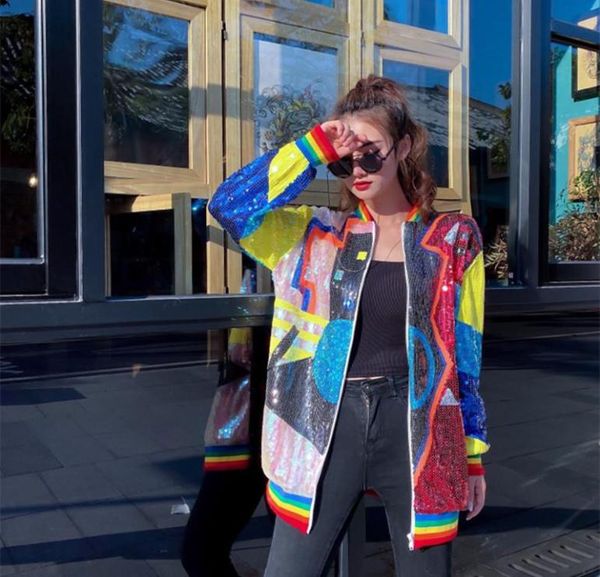 women039s jackets 2021 spring and autumn jacket baseball uniform sequined ins tide ladies midlength 648357, Black;brown
women039s jackets 2021 spring and autumn jacket baseball uniform sequined ins tide ladies midlength 648357, Black;brown