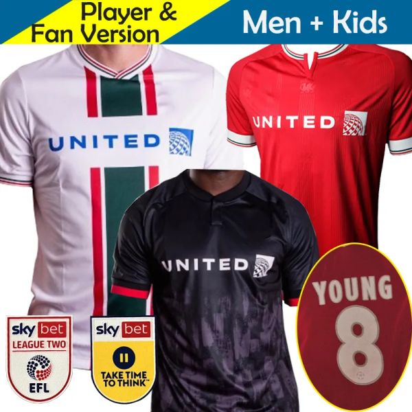 23 24 wrexham soccer jerseys kids kit 2023 2024 home away football shirt crysau pel droed fan player version camisetas futbol maillot foot d, Black;yellow
23 24 wrexham soccer jerseys kids kit 2023 2024 home away football shirt crysau pel droed fan player version camisetas futbol maillot foot d, Black;yellow