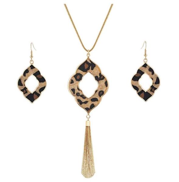 earrings necklace long for women leopard print cheetah leather drop dangle set geometric pendant fringe tassel8076877, Silver
earrings necklace long for women leopard print cheetah leather drop dangle set geometric pendant fringe tassel8076877, Silver