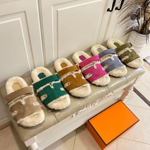 luxury designer chypre fur slippers trendy fur slides sandals women men fluffy shearling h wool flat bottom slippers winter fashion outdoor, Black
luxury designer chypre fur slippers trendy fur slides sandals women men fluffy shearling h wool flat bottom slippers winter fashion outdoor, Black