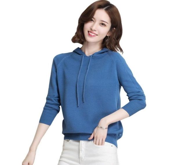 2019 autumn new cashmere sweater women hooded pullovers solid color knitted sweater outerwear ladies hoodies pull femme8651886, White;black
2019 autumn new cashmere sweater women hooded pullovers solid color knitted sweater outerwear ladies hoodies pull femme8651886, White;black