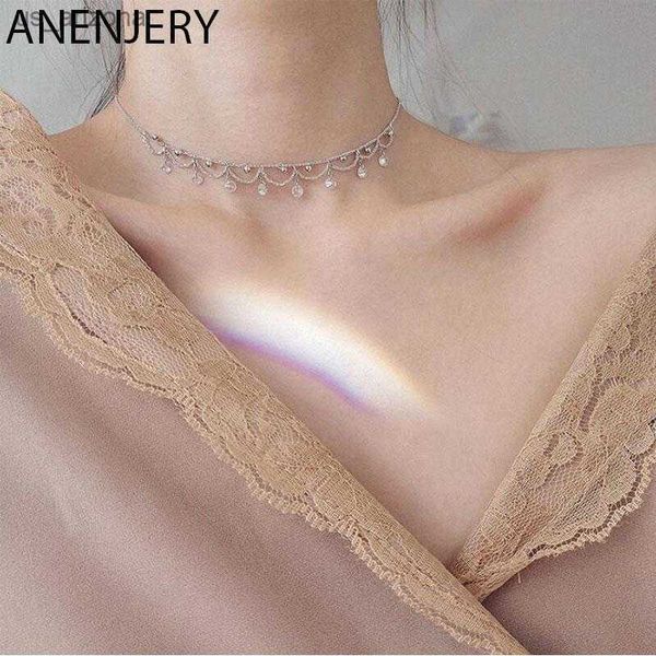 anenjery silver color waterdrop zircon choker necklace for women clavicle chain necklace jewelry gifts s-n245 l230620
anenjery silver color waterdrop zircon choker necklace for women clavicle chain necklace jewelry gifts s-n245 l230620