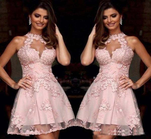 elegant pink short cocktail dresses 2019 high neck applique lace homecoming dresses sheer a line prom party gowns50558177474049, Black
elegant pink short cocktail dresses 2019 high neck applique lace homecoming dresses sheer a line prom party gowns50558177474049, Black