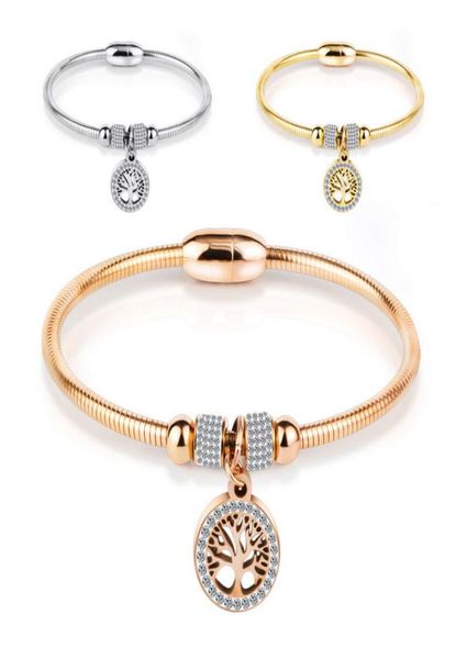 stainless steel charm bracelet elegant fashion women zircon life tree gold silver color titanium party wedding jewelr3534863, Golden;silver
stainless steel charm bracelet elegant fashion women zircon life tree gold silver color titanium party wedding jewelr3534863, Golden;silver