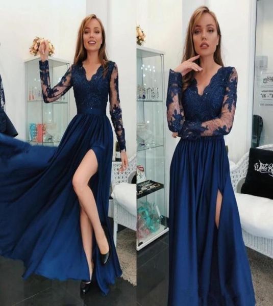 high split prom dresses long sleeves with appliques beads high slit special occasion floor length formal evening party gowns m647463276, Black
high split prom dresses long sleeves with appliques beads high slit special occasion floor length formal evening party gowns m647463276, Black