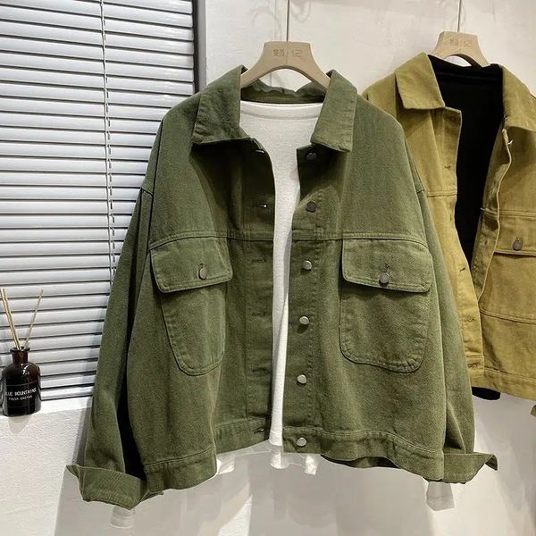 womens jackets spring autumn safari style coat ladies oversize loose denim jacket women casual army green outerwear vintage overcoat 230808, Black;brown
womens jackets spring autumn safari style coat ladies oversize loose denim jacket women casual army green outerwear vintage overcoat 230808, Black;brown