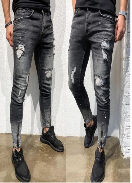 mens stylish ripped skinny slim jeans fashion designer washed zipper panelled biker straight frayed stretch denim pants streetwear1643688, Blue
mens stylish ripped skinny slim jeans fashion designer washed zipper panelled biker straight frayed stretch denim pants streetwear1643688, Blue