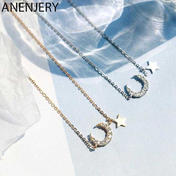 anenjery silver color delicate moon star clavicle chain necklaces cubic zircon pendant necklace for women christams gitfs s-n454 l230620
anenjery silver color delicate moon star clavicle chain necklaces cubic zircon pendant necklace for women christams gitfs s-n454 l230620