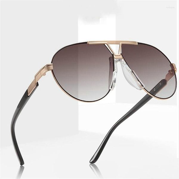 sunglasses fashion oversize metal men eyewear uv400 glasses retro vintage women brand sun165, White;black
sunglasses fashion oversize metal men eyewear uv400 glasses retro vintage women brand sun165, White;black