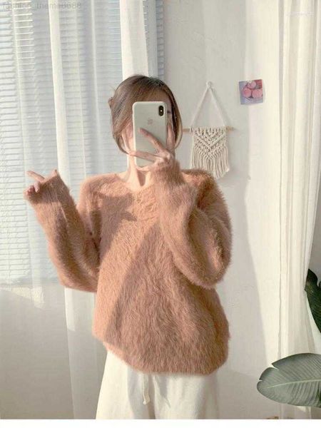 women's sweaters solid luxury cashmere women pullovers autumn winter knitted elegant thick soft loose v-neck femme, White;black
women's sweaters solid luxury cashmere women pullovers autumn winter knitted elegant thick soft loose v-neck femme, White;black