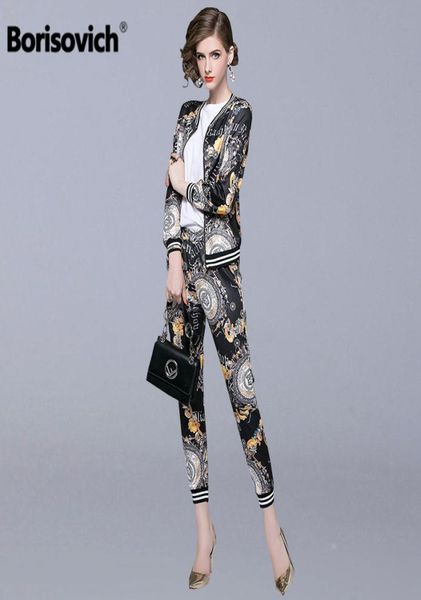 borisovich 2 piece set women casual suits new brand 2018 autumn fashion vintage print female jackets and anklelength pants n1332740370, White
borisovich 2 piece set women casual suits new brand 2018 autumn fashion vintage print female jackets and anklelength pants n1332740370, White