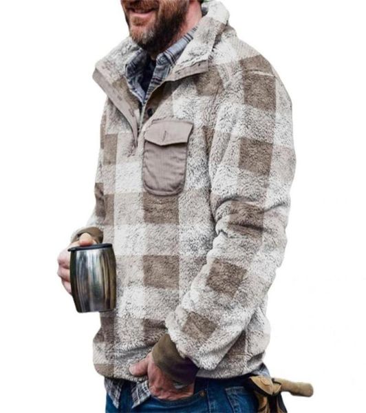 men039s sweaters turndown collar great fluffy fleece autumn sweatshirt lapel winter plaid5787109, White;black
men039s sweaters turndown collar great fluffy fleece autumn sweatshirt lapel winter plaid5787109, White;black