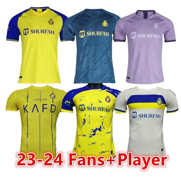 23/24al nassr fc soccer jerseys ronaldo home fofana brozovic away 23 24 cr7 gonzalo martinez talisca ghislain vincent aboubakar men football, Black;yellow
23/24al nassr fc soccer jerseys ronaldo home fofana brozovic away 23 24 cr7 gonzalo martinez talisca ghislain vincent aboubakar men football, Black;yellow
