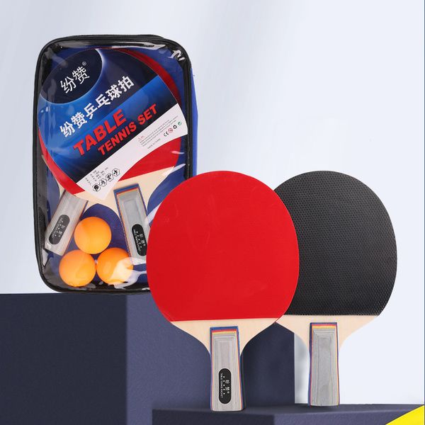 table tennis raquets genuine three or four star table tennis racket set training horizontal racket straight racket high elastic table tennis
table tennis raquets genuine three or four star table tennis racket set training horizontal racket straight racket high elastic table tennis