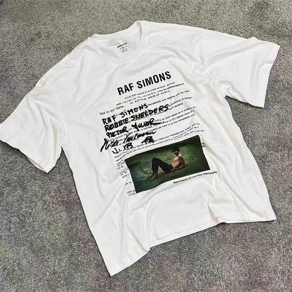 fashion brand raf simons men oversized t-shirt cotton men hiphop streetwear character p letter printed men's loose t-shirt, White;black
fashion brand raf simons men oversized t-shirt cotton men hiphop streetwear character p letter printed men's loose t-shirt, White;black
