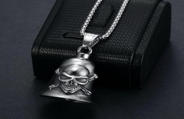 hip hop rock stainless steel skull bell pendants necklace for men punk jewelry never fade gift4078278, Silver
hip hop rock stainless steel skull bell pendants necklace for men punk jewelry never fade gift4078278, Silver