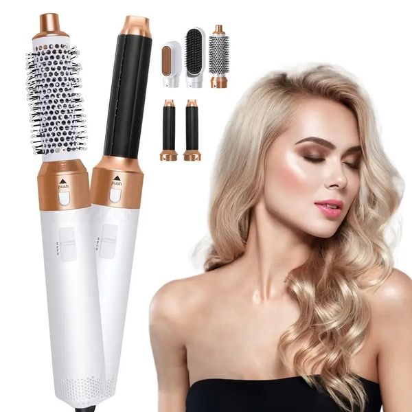 5-in-1 professional hair styling set - air brush, straightener, volumizer, curler & detachable brush for all hair types-handbag packaging
5-in-1 professional hair styling set - air brush, straightener, volumizer, curler & detachable brush for all hair types-handbag packaging