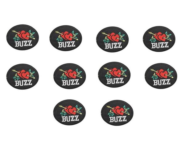 10pcs buzz patches for clothing iron fashion embroidery patch for cloth applique sewing accessories stickers badge on clothes iron7701426, Black
10pcs buzz patches for clothing iron fashion embroidery patch for cloth applique sewing accessories stickers badge on clothes iron7701426, Black
