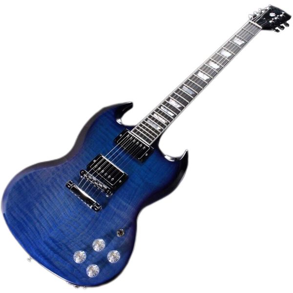 

electric guitar sg modern (blueberry fade) 208130196
