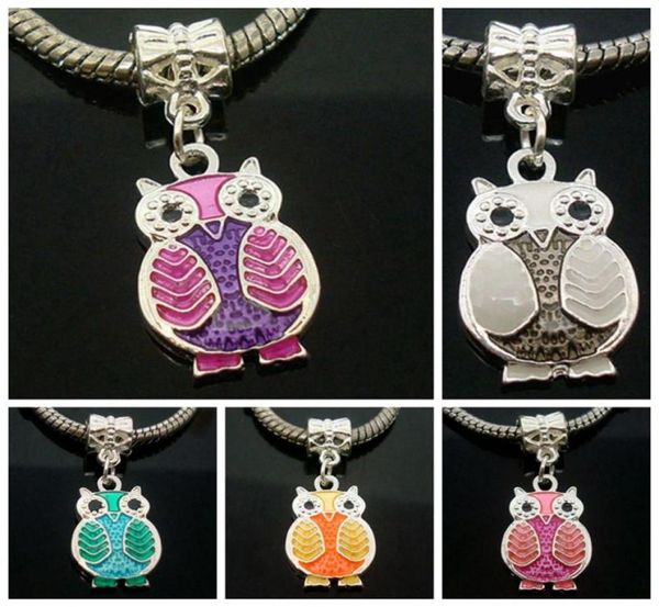 30pcslot mixed fashion lovely cute enamel owl dangle pendants fit european bracelets necklace hole size 5mm3789844, Black
30pcslot mixed fashion lovely cute enamel owl dangle pendants fit european bracelets necklace hole size 5mm3789844, Black