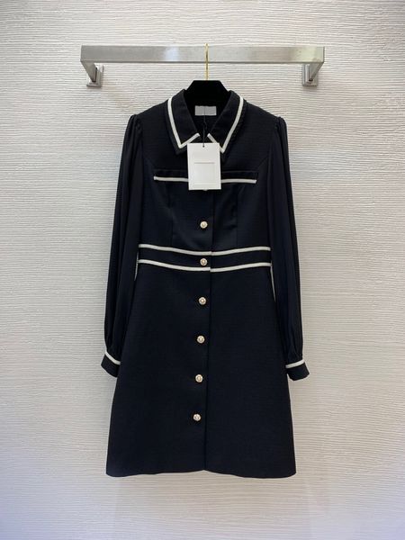 2023 autumn black / beige contrast color panelled dress long sleeve lapel neck buttons single-breasted casual dresses b3g082339221, Black;gray
2023 autumn black / beige contrast color panelled dress long sleeve lapel neck buttons single-breasted casual dresses b3g082339221, Black;gray