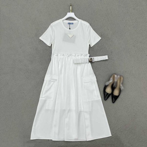 dress women designer clothing waist pleated design dresses size s-l round neck short sleeves girl skirt aug04, Black;gray
dress women designer clothing waist pleated design dresses size s-l round neck short sleeves girl skirt aug04, Black;gray