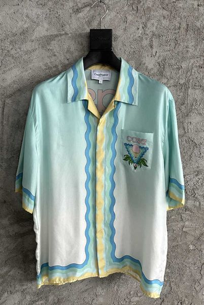 silk casual shirt casablanca men designer hawaii beach shirt table tennis racket thin printed shirt beach style casual loose fitting shirt h, White;black
silk casual shirt casablanca men designer hawaii beach shirt table tennis racket thin printed shirt beach style casual loose fitting shirt h, White;black