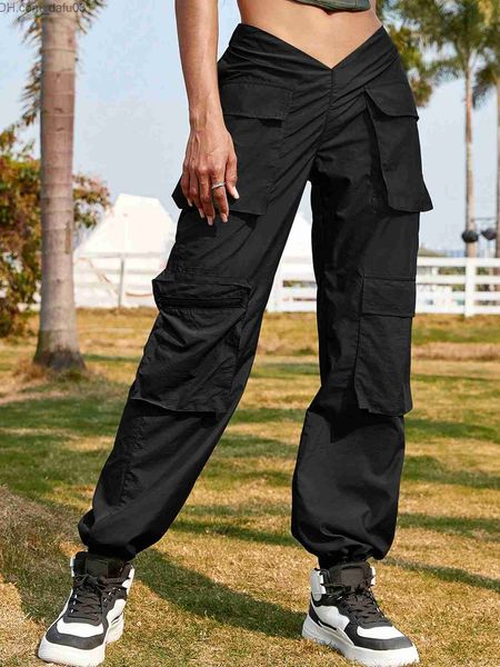 women's pants capris fashionable women's casual style straight leg three person walk with elastic solid color flap pockets side ca, Black;white
women's pants capris fashionable women's casual style straight leg three person walk with elastic solid color flap pockets side ca, Black;white