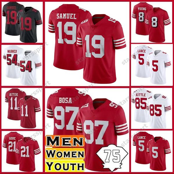 85 george kittle mccaffrey bosa aiyuk football jersey custom brock purdy deebo samuel fred warner talanoa hufanga kyle juszczyk trey lance t, Black;red
85 george kittle mccaffrey bosa aiyuk football jersey custom brock purdy deebo samuel fred warner talanoa hufanga kyle juszczyk trey lance t, Black;red
