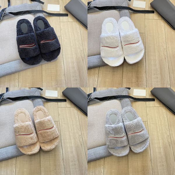 2023 new indoor women designer fur slippers fluffy soft furry slides embroidery paris thick flats heel 6cm platform non slip house shoes lad, Black
2023 new indoor women designer fur slippers fluffy soft furry slides embroidery paris thick flats heel 6cm platform non slip house shoes lad, Black