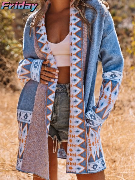 womens knits tees summer bohemian blue printed knitted cardigan women winter loose midlength ethnic pattern fall sweaters female 230808, White
womens knits tees summer bohemian blue printed knitted cardigan women winter loose midlength ethnic pattern fall sweaters female 230808, White
