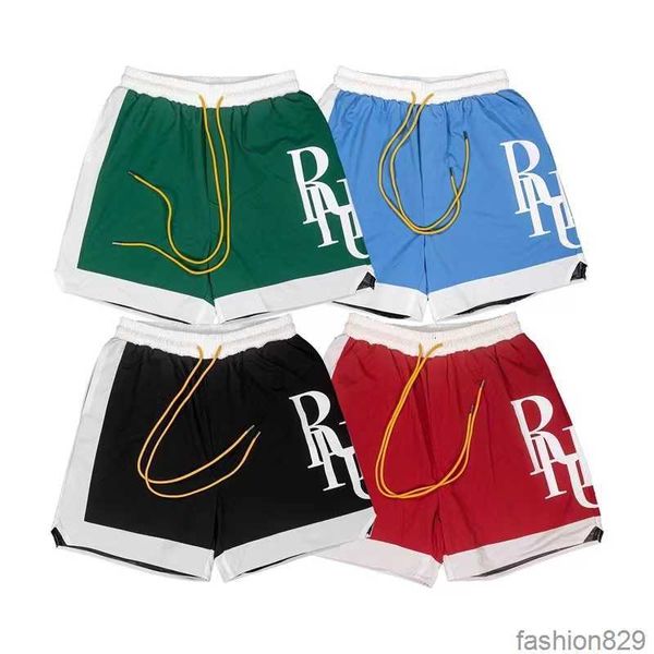 men shorts designer shorts rhude shorts summer fashion beach pants street wear red blue black green pants mens short contrast colors us size, White;black
men shorts designer shorts rhude shorts summer fashion beach pants street wear red blue black green pants mens short contrast colors us size, White;black