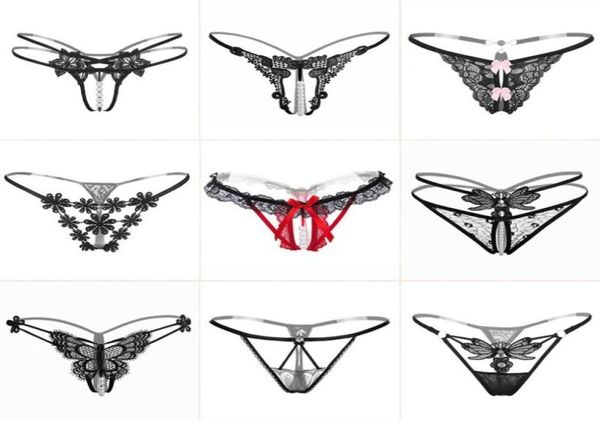 24 styles underpants pearl panties women039s thongs and g strings lace open crotch tangas women underwear bow briefs 4522876123, Black;white 
24 styles underpants pearl panties women039s thongs and g strings lace open crotch tangas women underwear bow briefs 4522876123, Black;white