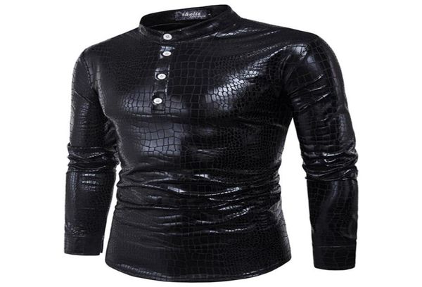 helisopus fashion punk men039s shirts elastic metallic shiny shirt long sleeve slim fit motobiker style pvc leather shirts men7200441, White;black
helisopus fashion punk men039s shirts elastic metallic shiny shirt long sleeve slim fit motobiker style pvc leather shirts men7200441, White;black