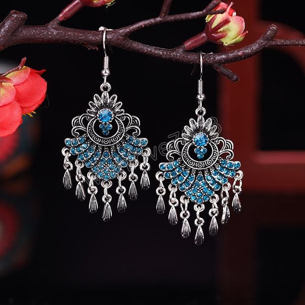 ethnic vintage flower water drop tassel women dangle earrings boho elegant silver plated color luxury rhinestone earring jewelry
ethnic vintage flower water drop tassel women dangle earrings boho elegant silver plated color luxury rhinestone earring jewelry
