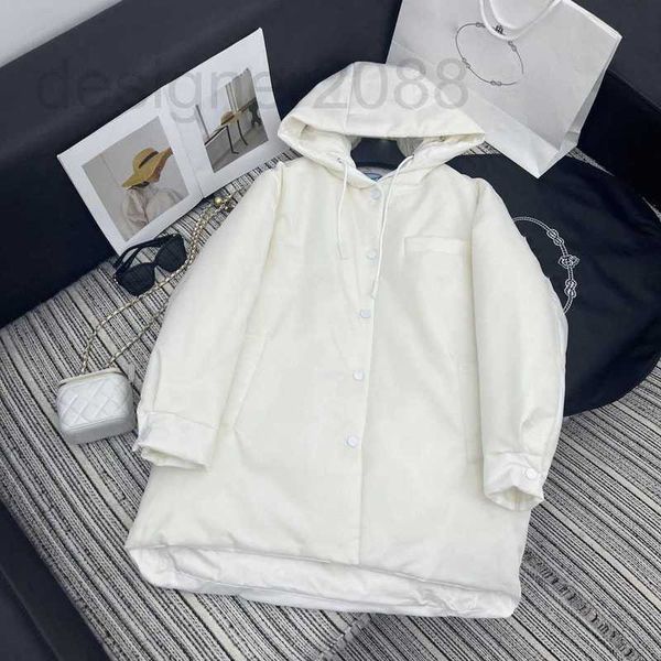 women's down & parkas designer 23 new temperament celebrity age reducing versatile solid color inverted triangle decoration hooded coat, Black
women's down & parkas designer 23 new temperament celebrity age reducing versatile solid color inverted triangle decoration hooded coat, Black