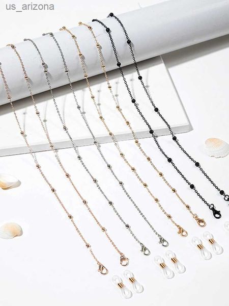 fashion eyeglasses chain women trendy vintage sunglasses chains eyewear cord mask holder masking chain metal necklace gift l230620, Silver
fashion eyeglasses chain women trendy vintage sunglasses chains eyewear cord mask holder masking chain metal necklace gift l230620, Silver