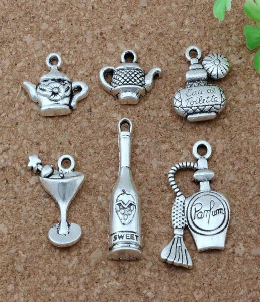 mixed teapot bottle charm pendants 120pcslot sell antique silver jewelry diy b160578656884820, Bronze;silver
mixed teapot bottle charm pendants 120pcslot sell antique silver jewelry diy b160578656884820, Bronze;silver