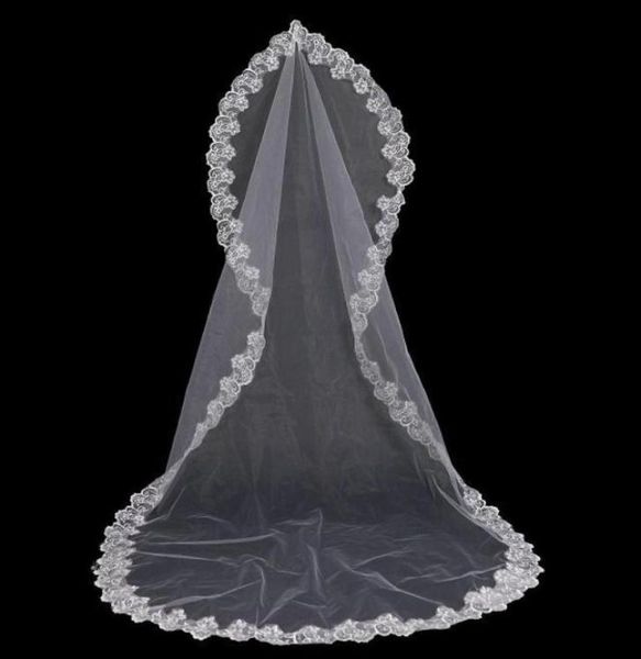 2015 selling bridal wedding veils one layer 3m white ivory bridal veils with lace appliques tulle wedding veil26661633952435, Black
2015 selling bridal wedding veils one layer 3m white ivory bridal veils with lace appliques tulle wedding veil26661633952435, Black