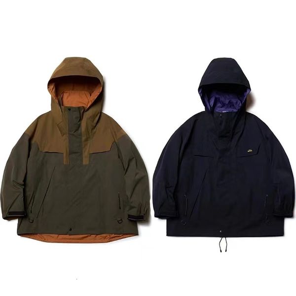 men's jackets 23ss kolor abe runyi two-color japan color contrast waterproof patchwork hooded jacket men's spring autumn loose coa, Black;brown
men's jackets 23ss kolor abe runyi two-color japan color contrast waterproof patchwork hooded jacket men's spring autumn loose coa, Black;brown