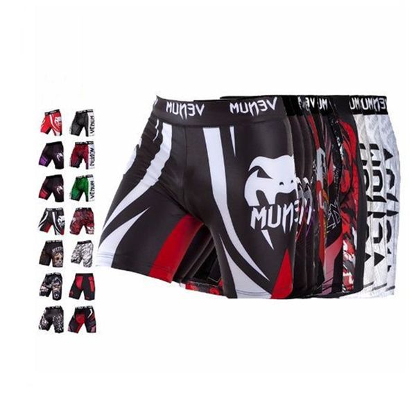 men's shorts men's boxing tight and quick drying clothes thai boxing fighter, White;black
men's shorts men's boxing tight and quick drying clothes thai boxing fighter, White;black