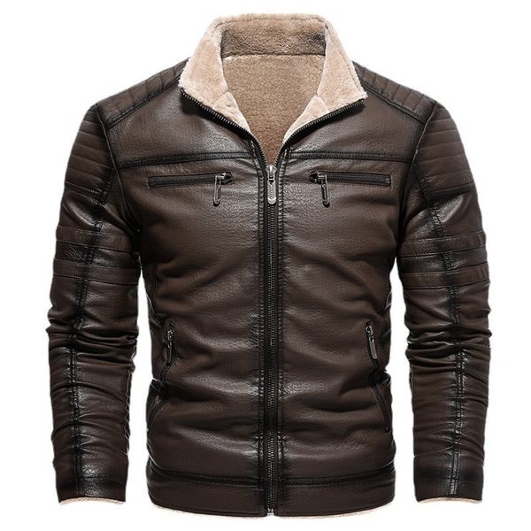 men's jackets autumn winter fleece faux leather motorcycles vintage turn down pu coat fashion retro jacket warm outerwear 230809, Black;brown
men's jackets autumn winter fleece faux leather motorcycles vintage turn down pu coat fashion retro jacket warm outerwear 230809, Black;brown
