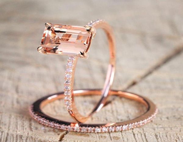 2 pieces ring inlay rose gold filled white crystal zircon wedding engagement ring size 610 retail whole7658650, Golden;silver
2 pieces ring inlay rose gold filled white crystal zircon wedding engagement ring size 610 retail whole7658650, Golden;silver