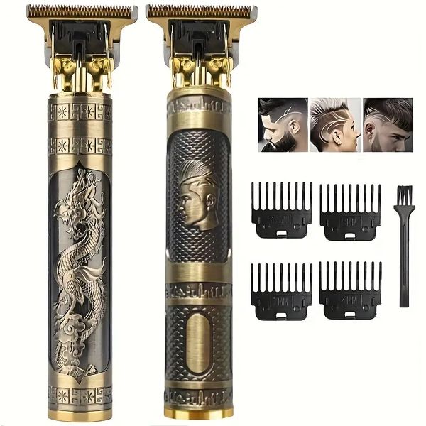 rechargeable professional cordless hair trimmer - t-blade clippers for men with usb charge, zero gap baldhead & beard shaver
rechargeable professional cordless hair trimmer - t-blade clippers for men with usb charge, zero gap baldhead & beard shaver